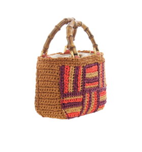 Carla Saint Barth - Rafia Small Shopping - Cuoio - Image 3