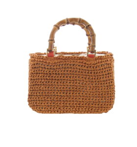 Carla Saint Barth - Rafia Small Shopping - Cuoio - Image 4