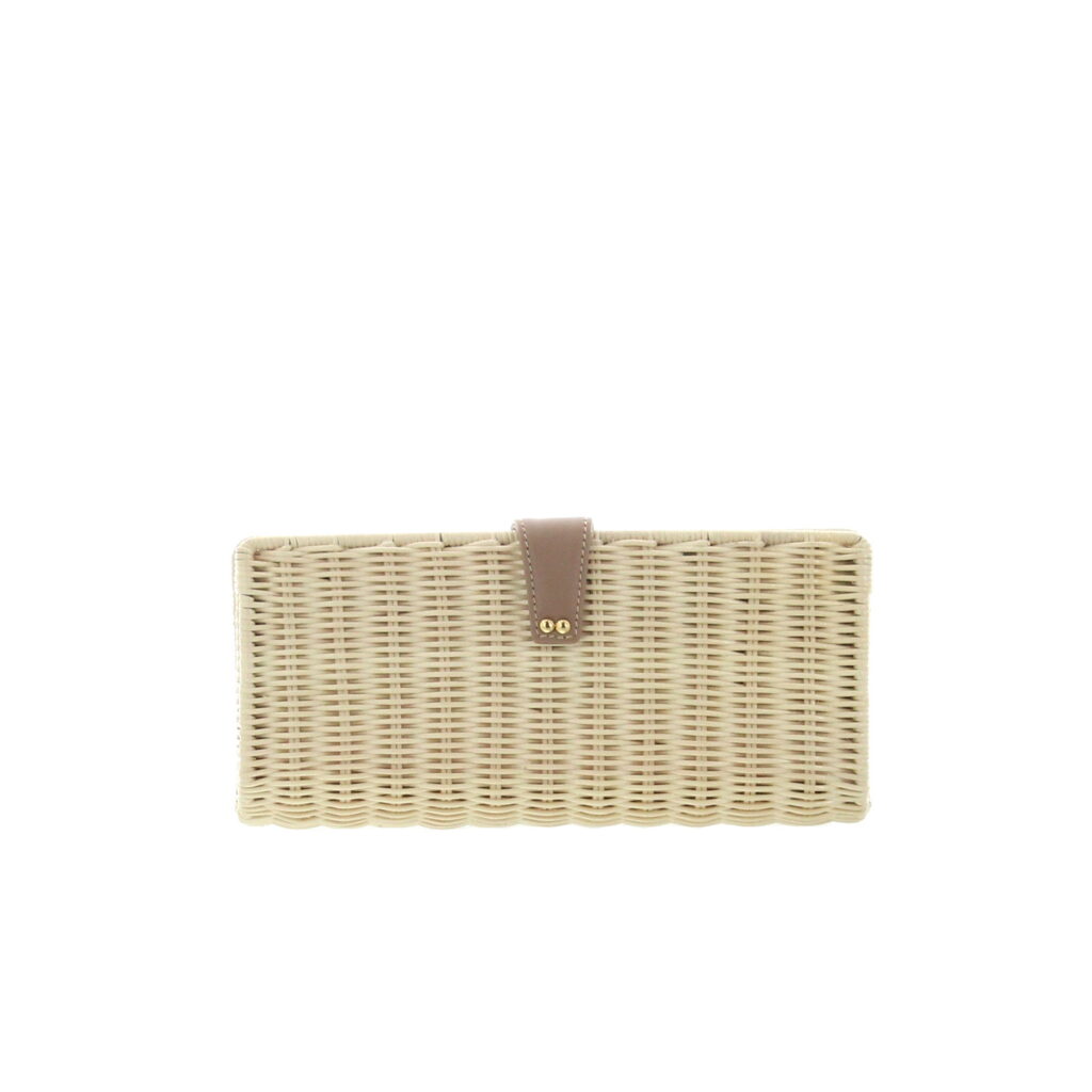 Carla Saint Barth - Vimini Long Clutch - Natural / Desert