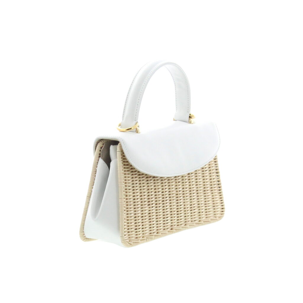Carla Saint Barth - Vimini Long Bag - Natural / White