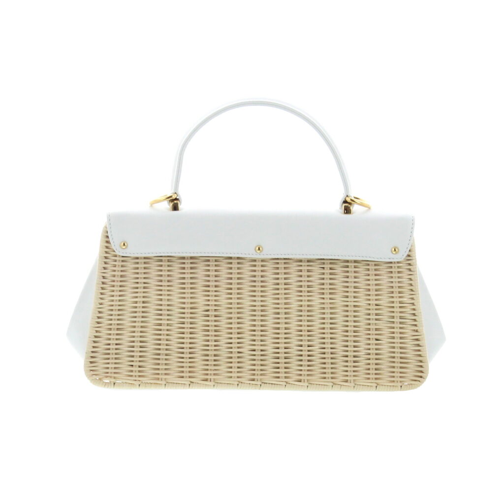 Carla Saint Barth - Vimini Long Bag - Natural / White