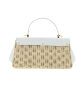 Carla Saint Barth - Vimini Long Bag - Natural / White - Image 4