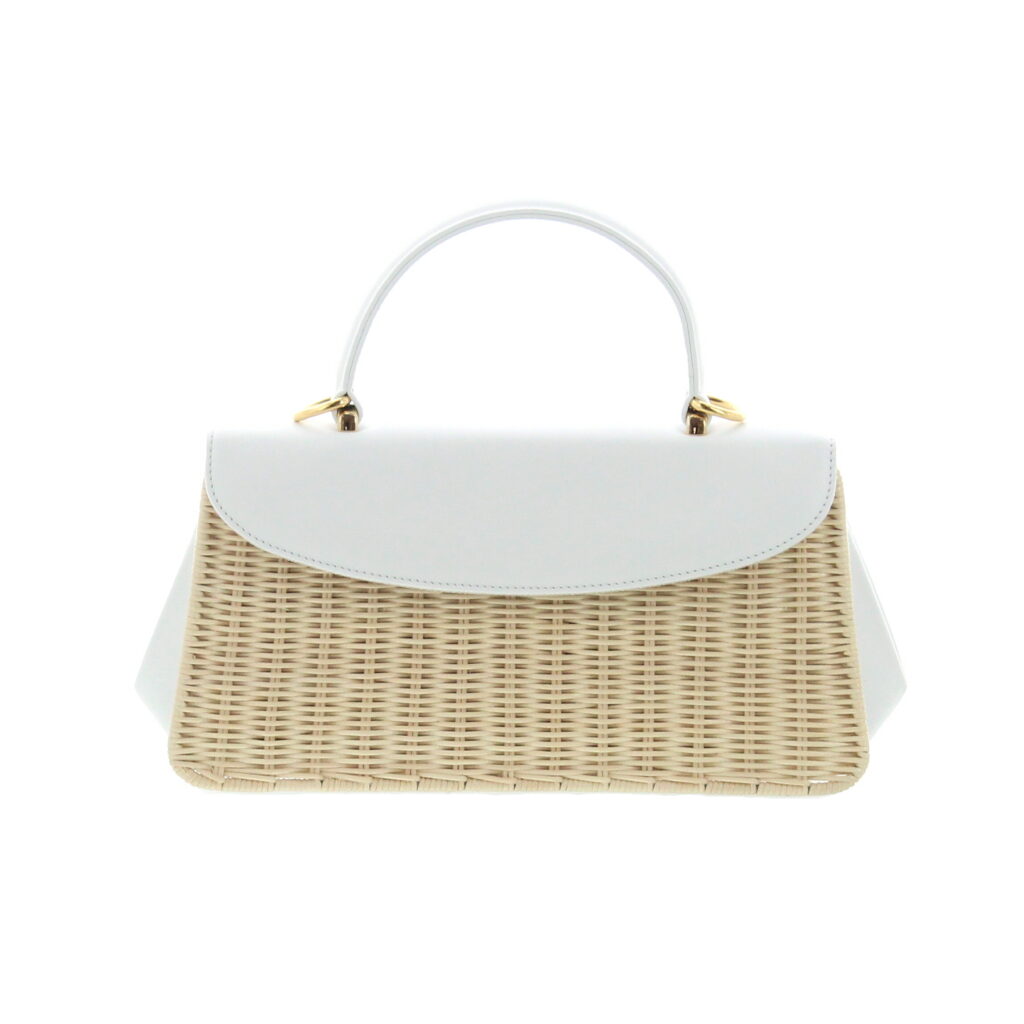 Carla Saint Barth - Vimini Long Bag - Natural / White