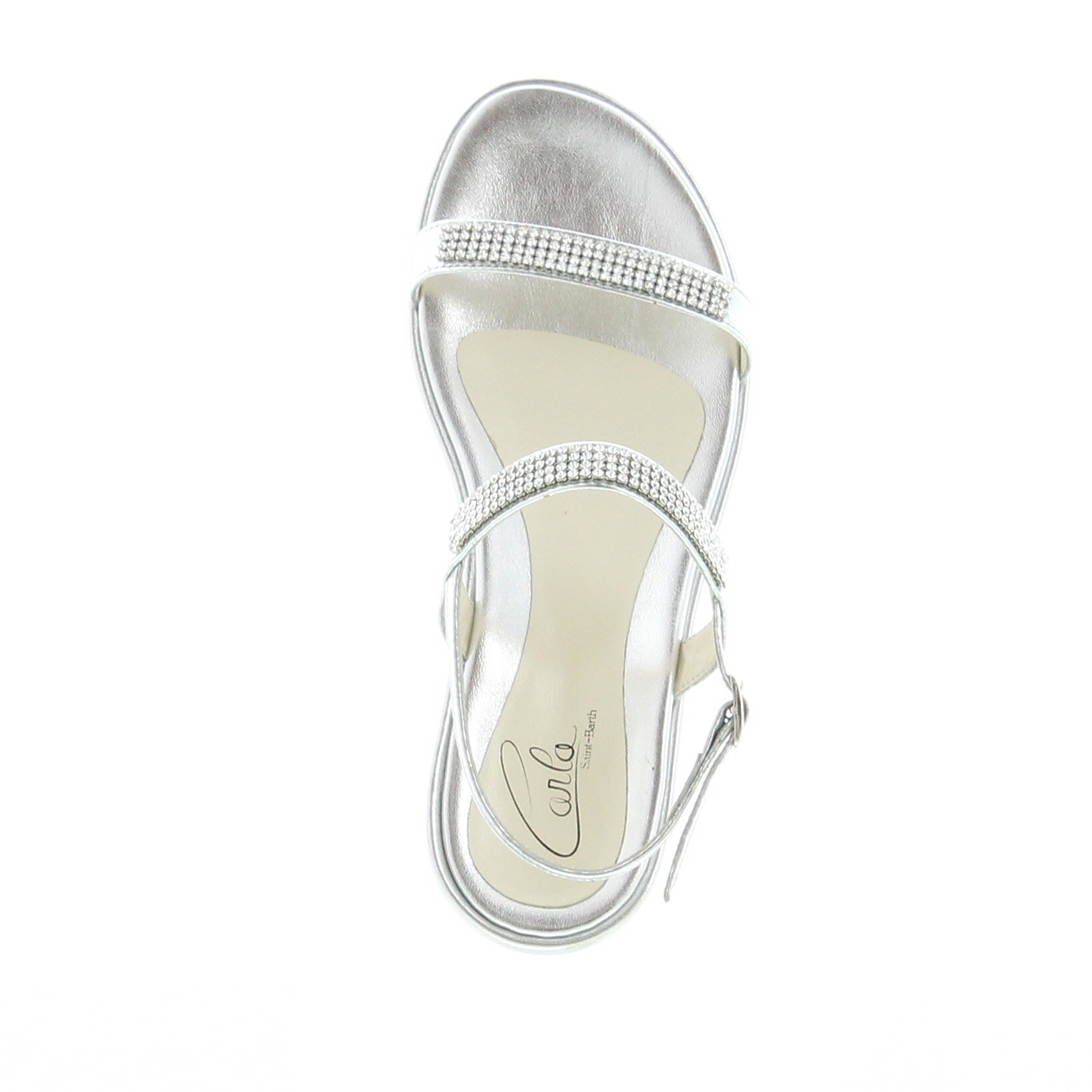 Carla Saint Barth - Zaira Sandal - Silver - Image 4