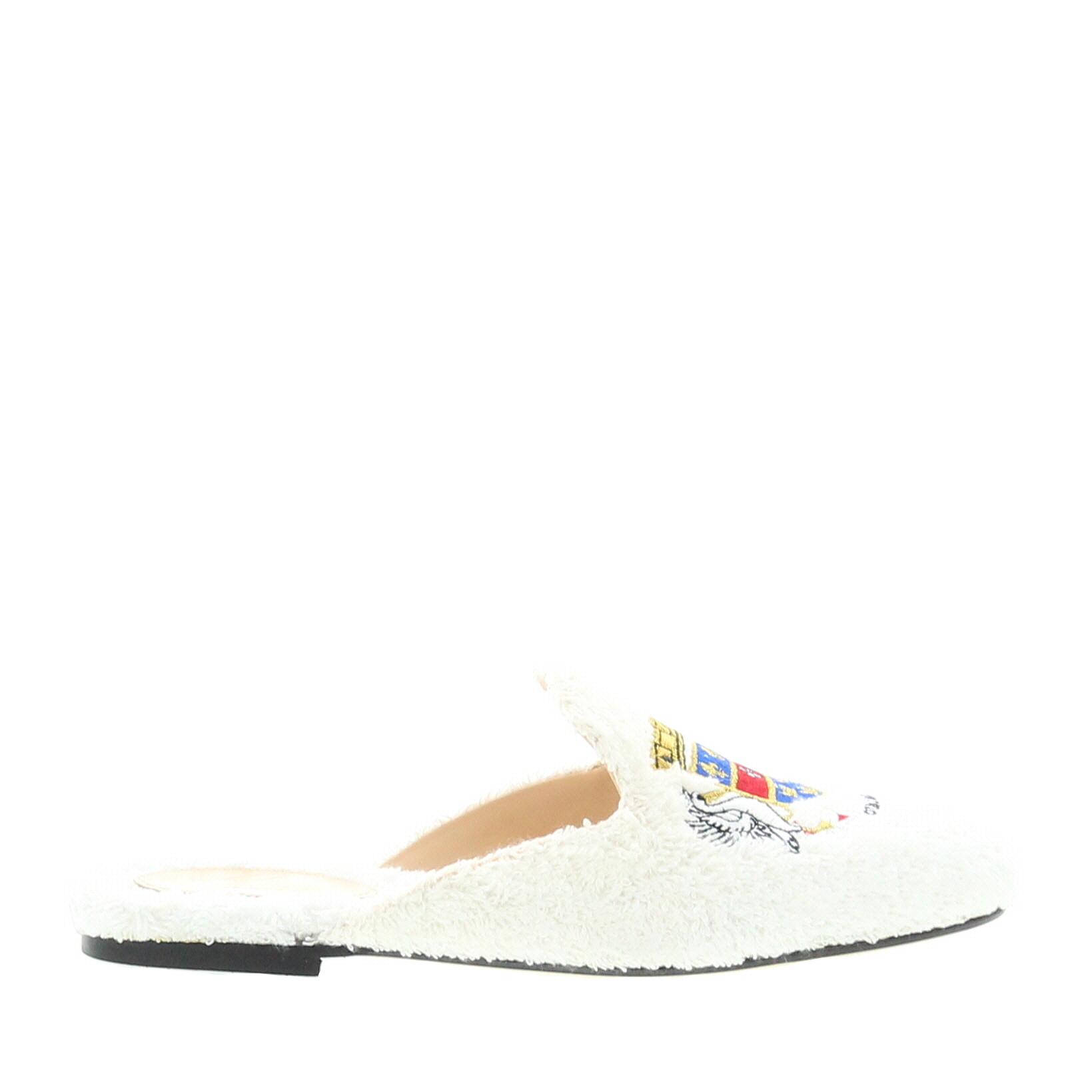 Carla Saint Barth - Spugna Slipper with embroidery - White - Image 2