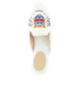 Carla Saint Barth - Spugna Slipper with embroidery - White - Image 4