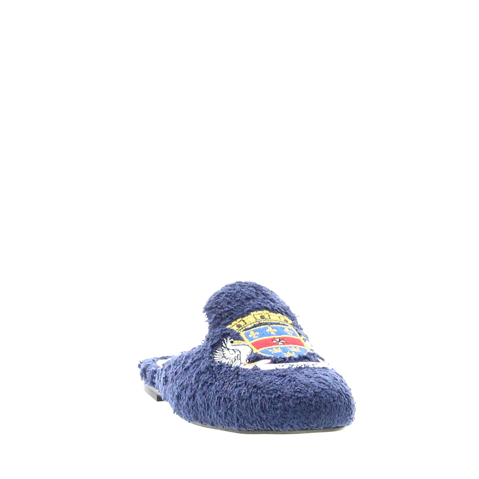 Carla Saint Barth - Spugna Slipper with embroidery - Blue - Image 3