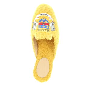 Carla Saint Barth - Spugna Slipper with embroidery - Yellow - Image 4