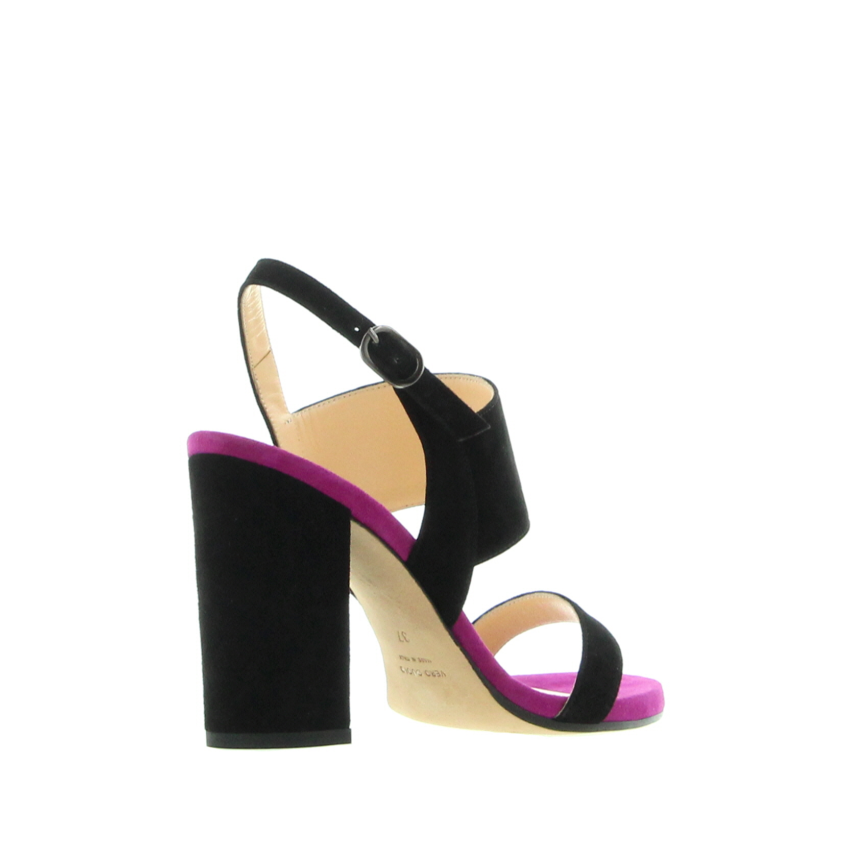 Carla Saint Barth - Two Bands Sandal Black - Image 4