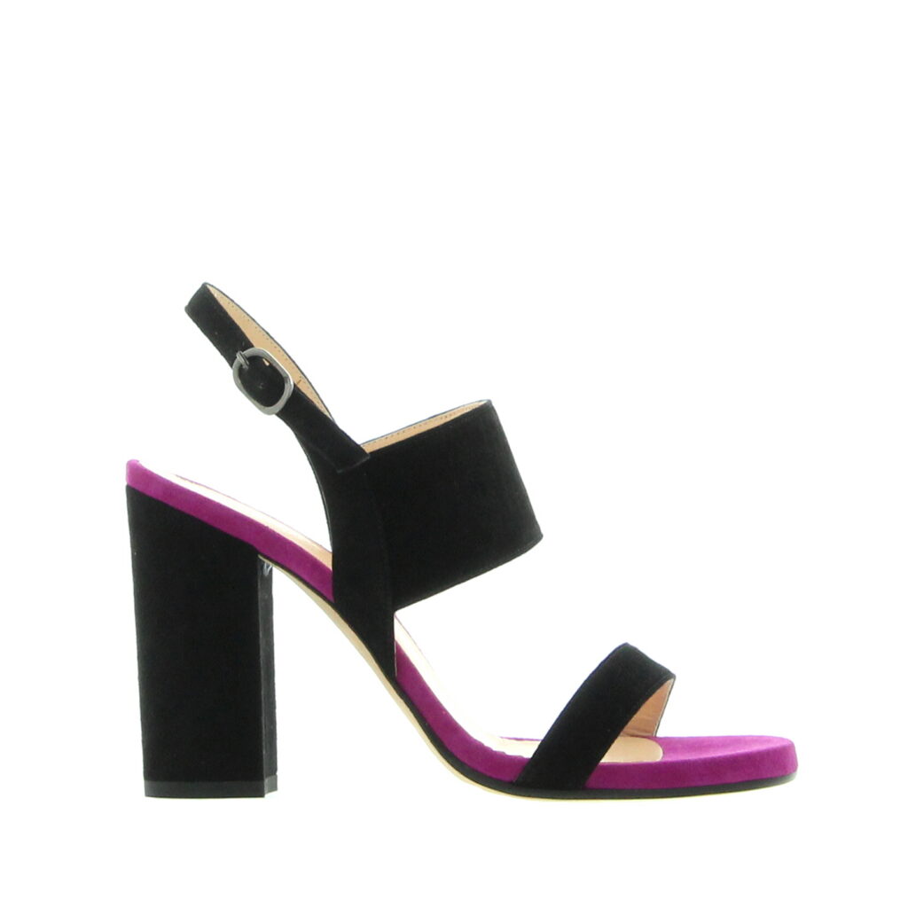 Carla Saint Barth - Two Bands Sandal Black
