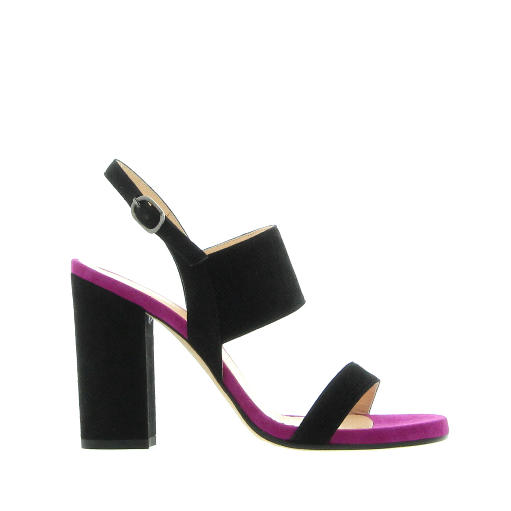 Carla Saint Barth - Two Bands Sandal Black - Image 1