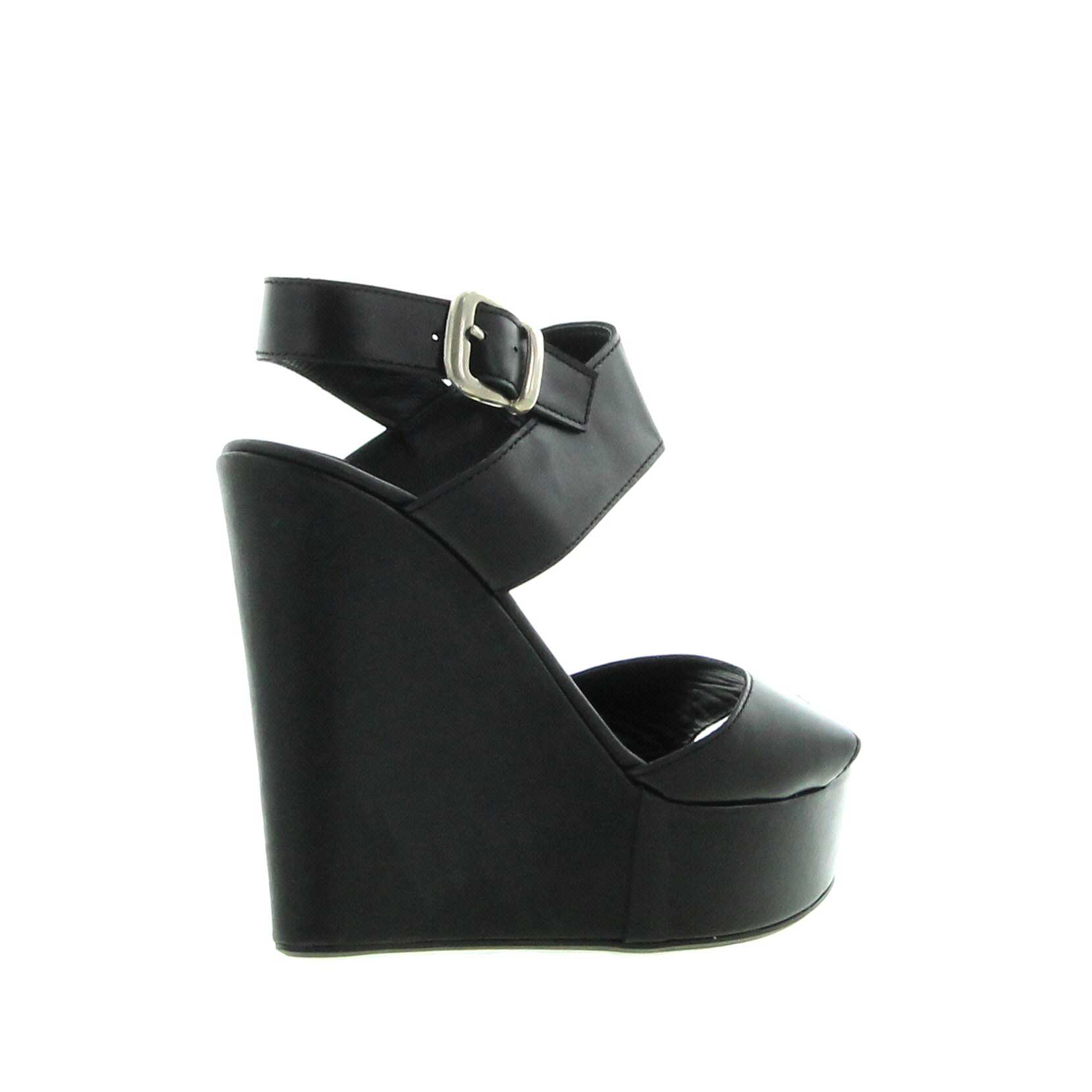 Carla saint Barth - Wilma Wedge Sandal - Black - Image 4