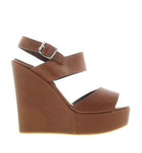 Carla saint Barth - Wilma Wedge Sandal - Cognac - Image 1