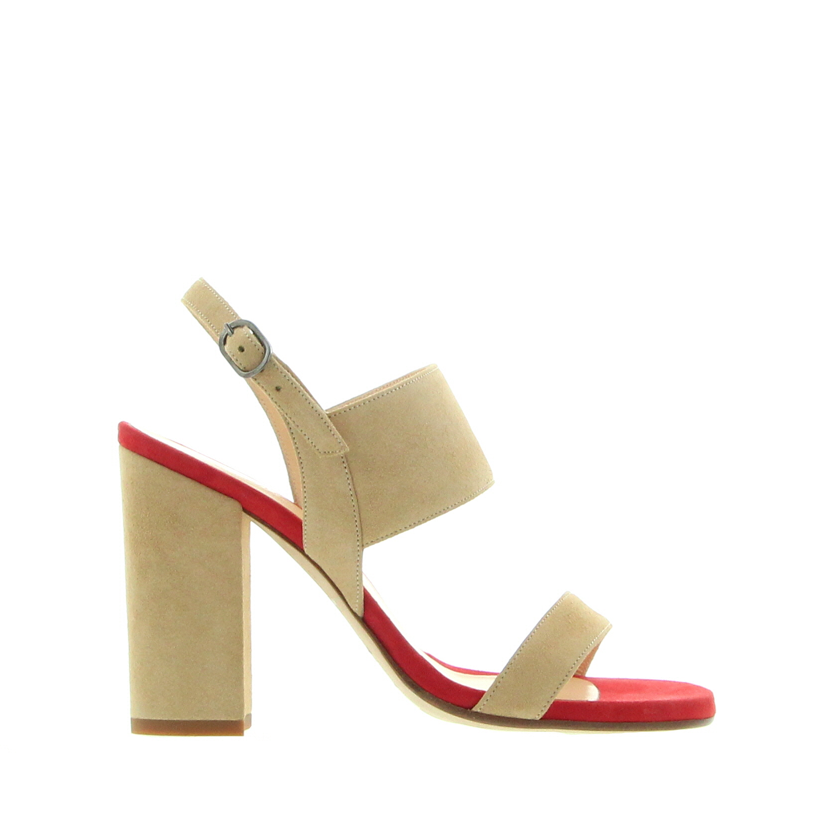 Carla saint Barth - Two Bands Sandal Nocciola - Image 1