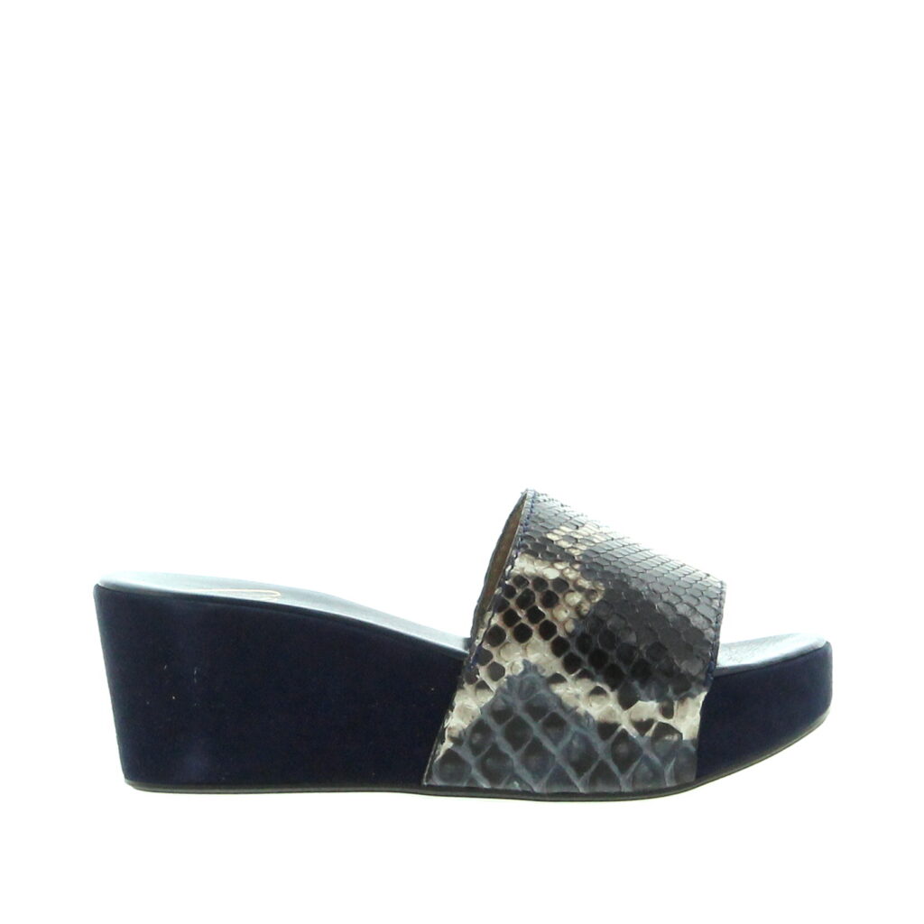 Carla Saint Barth - Cristina Mule Navy Blue
