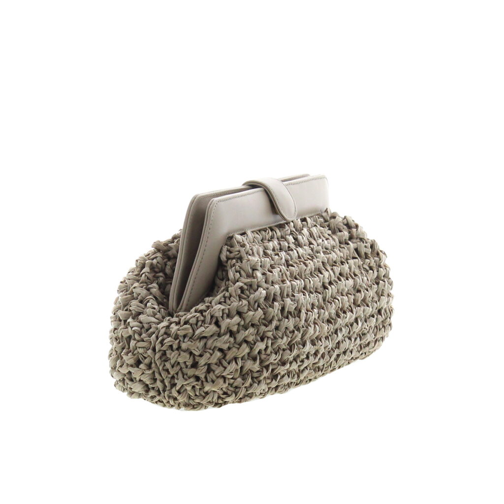 Carla Saint Barth - Rafia Pouch - Taupe