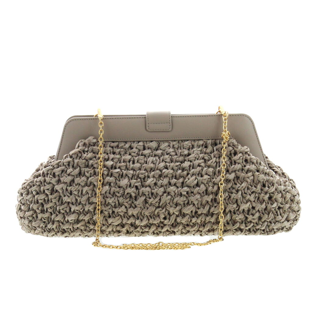 Carla Saint Barth - Rafia Pouch - Taupe