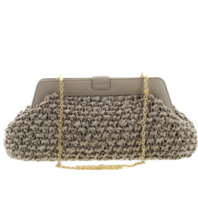 Carla Saint Barth - Rafia Pouch - Taupe - Image 4