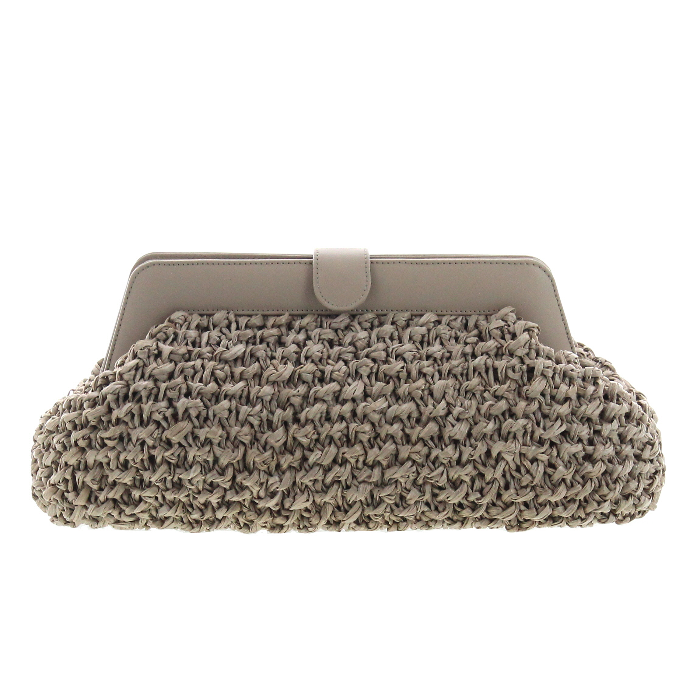 Carla Saint Barth - Rafia Pouch - Taupe - Image 2
