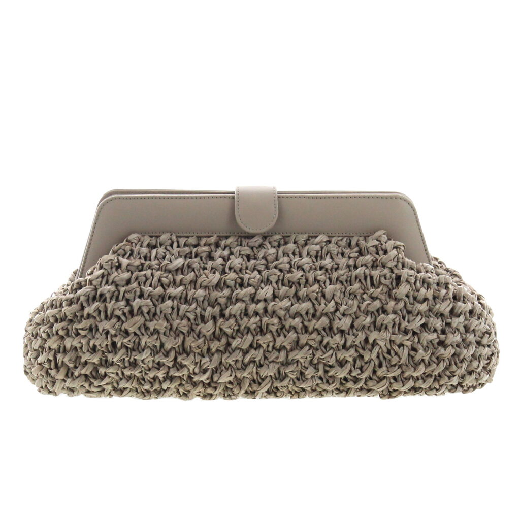 Carla Saint Barth - Rafia Pouch - Taupe
