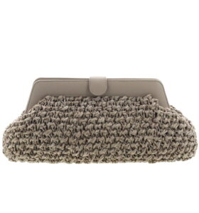 Carla Saint Barth - Rafia Pouch - Taupe - Image 1