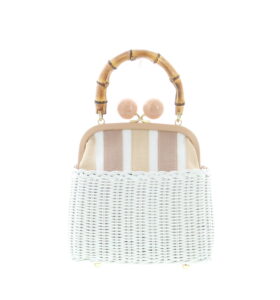 Carla Saint Barth - Vimini Wallet Bag - White / Carne - Image 2
