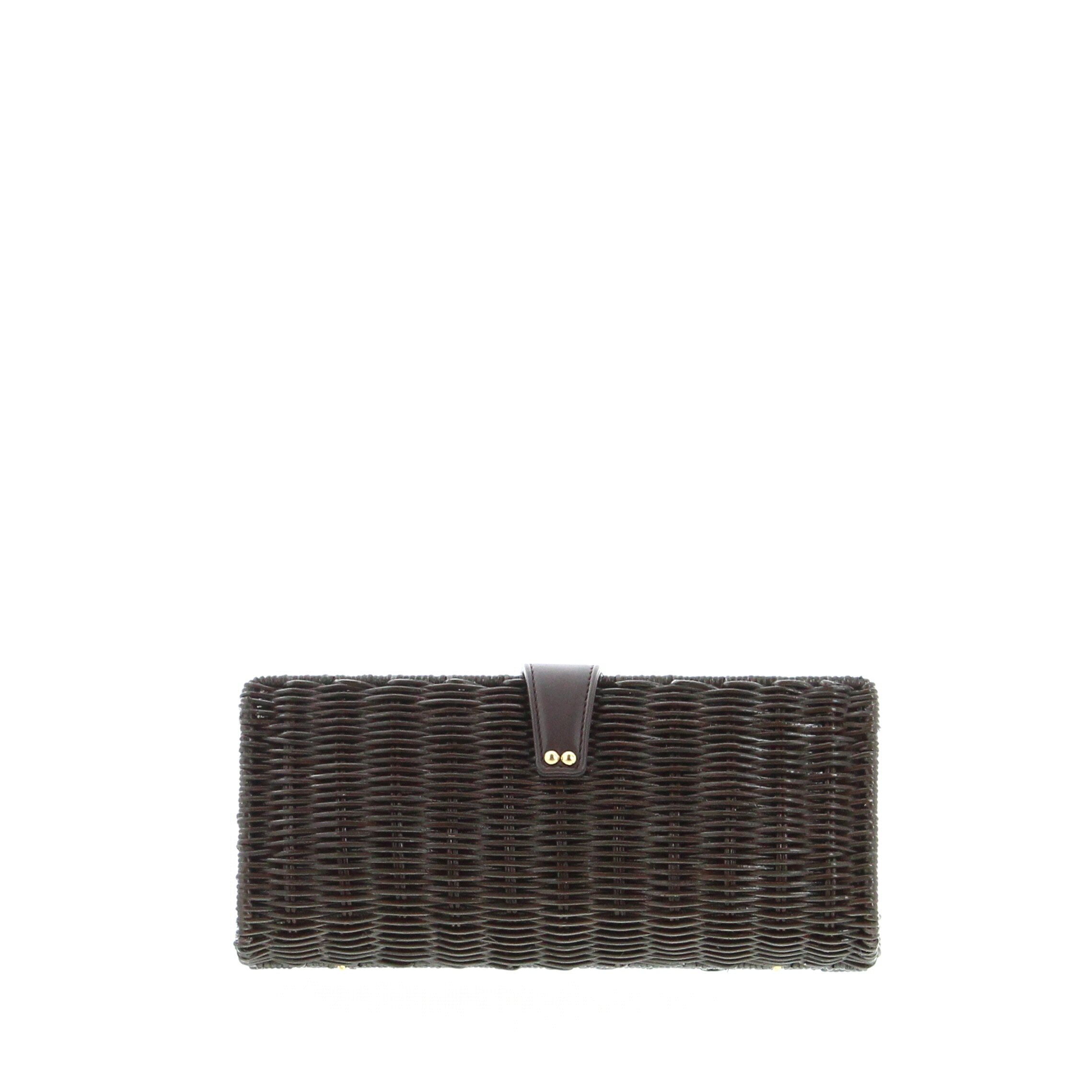 Carla Saint Barth - Vimini Long Clutch - Cioccolato - Image 4