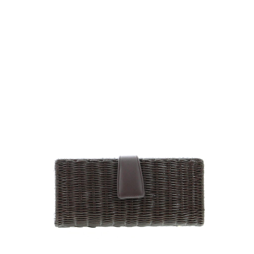 Carla Saint Barth - Vimini Long Clutch - Cioccolato