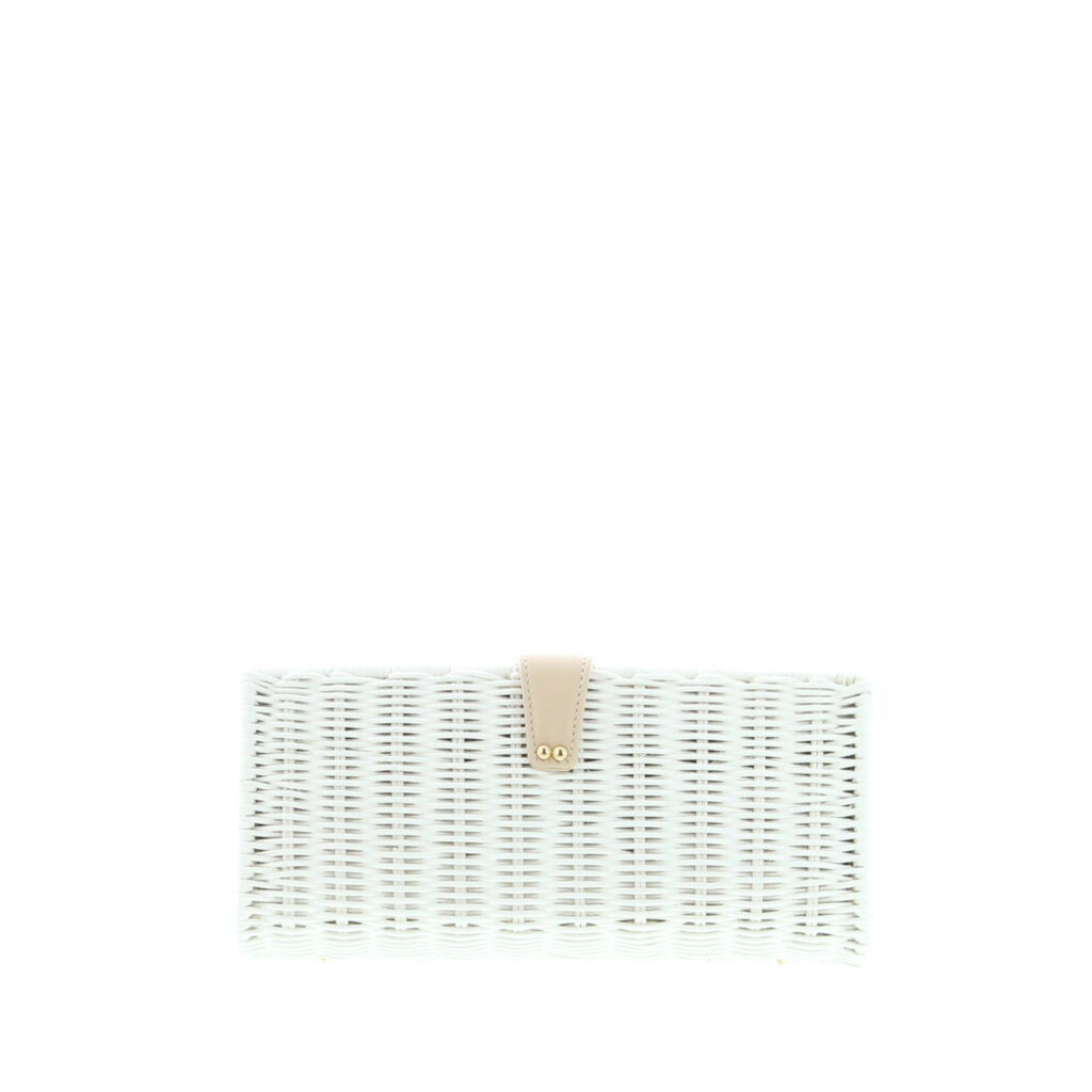 Carla Saint Barth - Vimini Long Clutch - White / Panna