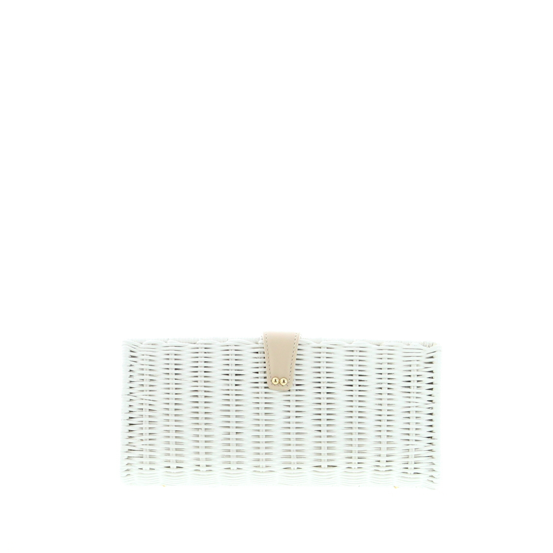 Carla Saint Barth - Vimini Long Clutch - White / Panna - Image 4