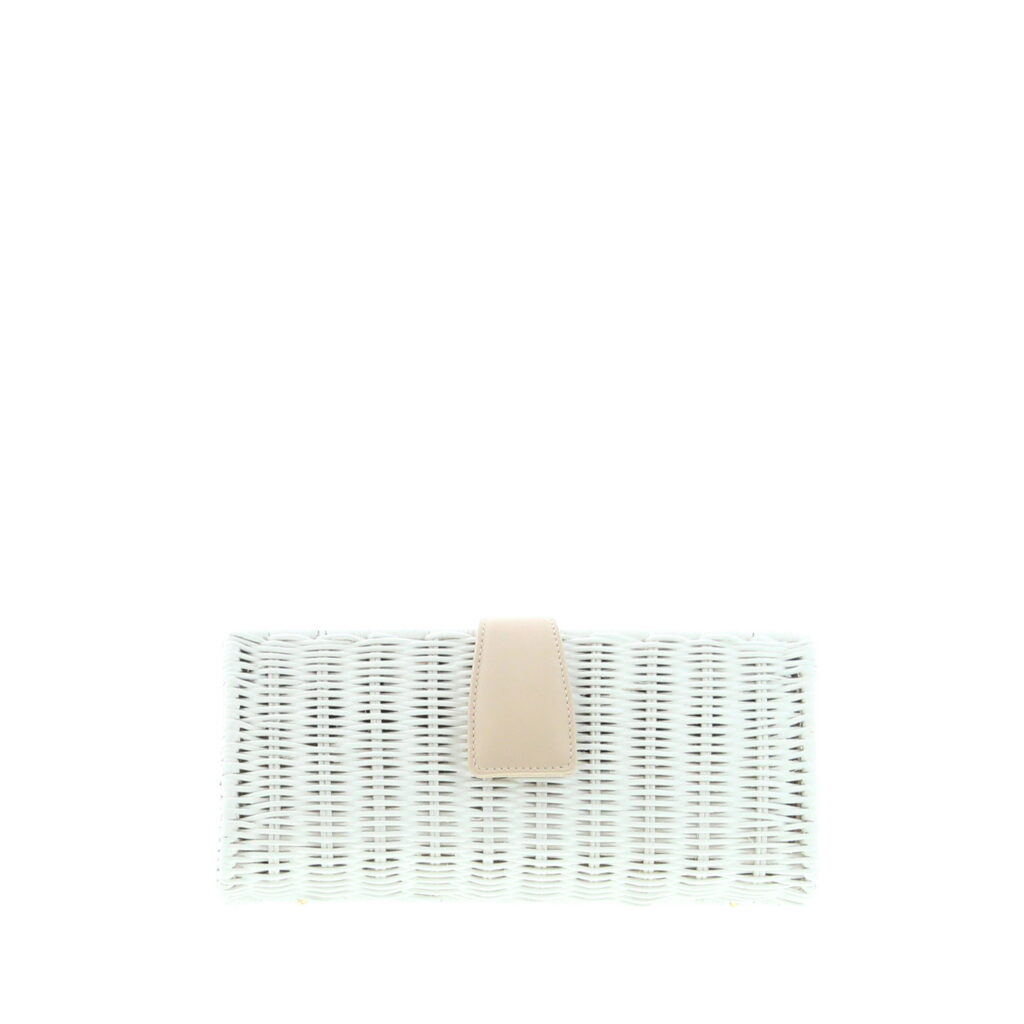 Carla Saint Barth - Vimini Long Clutch - White / Panna