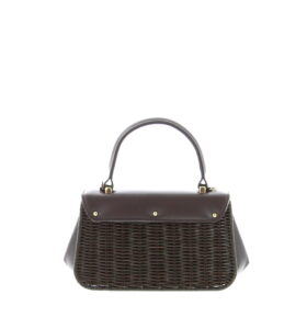 Carla Saint Barth - Vimini Long Bag Small - Cioccolato - Image 4