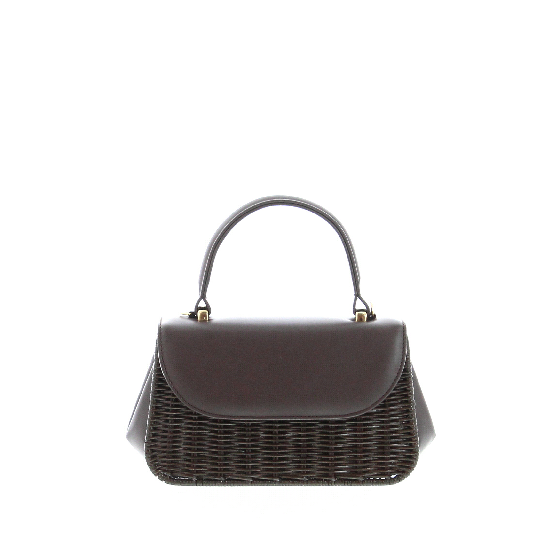 Carla Saint Barth - Vimini Long Bag Small - Cioccolato - Image 2