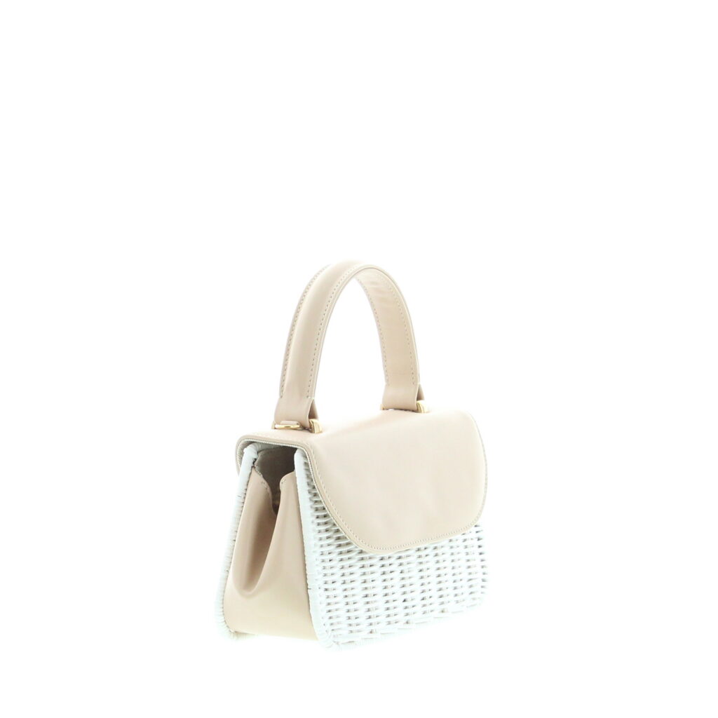 Carla Saint Barth - Vimini Long Bag Small - White / Panna