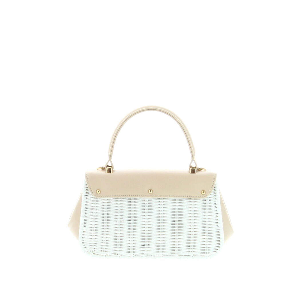 Carla Saint Barth - Vimini Long Bag Small - White / Panna