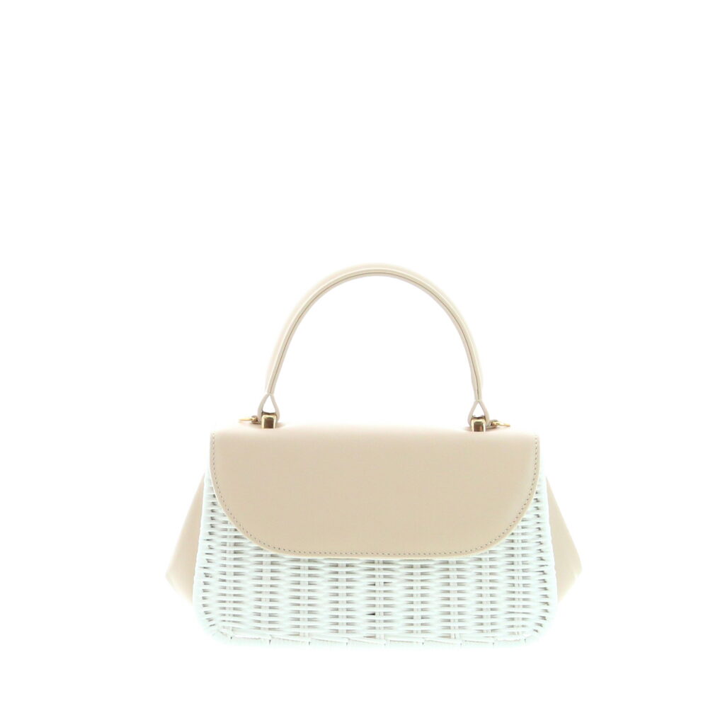 Carla Saint Barth - Vimini Long Bag Small - White / Panna