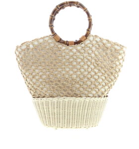 Carla Saint Barth - Vimini Crochet Tote - Natural - Image 2