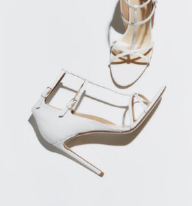 Francesco Russo - T-Bar Strappy Sandal - White - Image 6