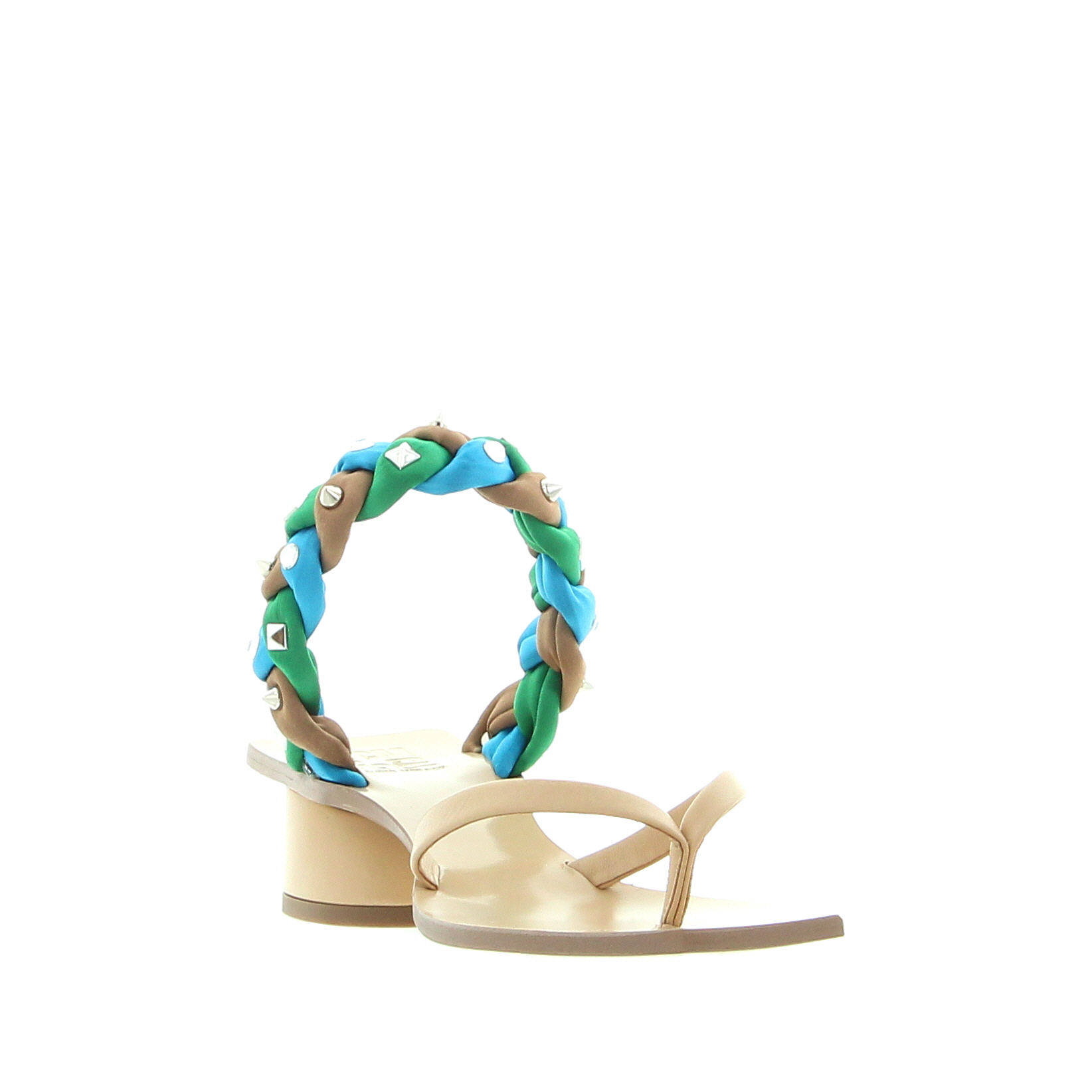 Claudio Merazzi - Diaspro Sandal - Multicolor Turquoise - Image 3