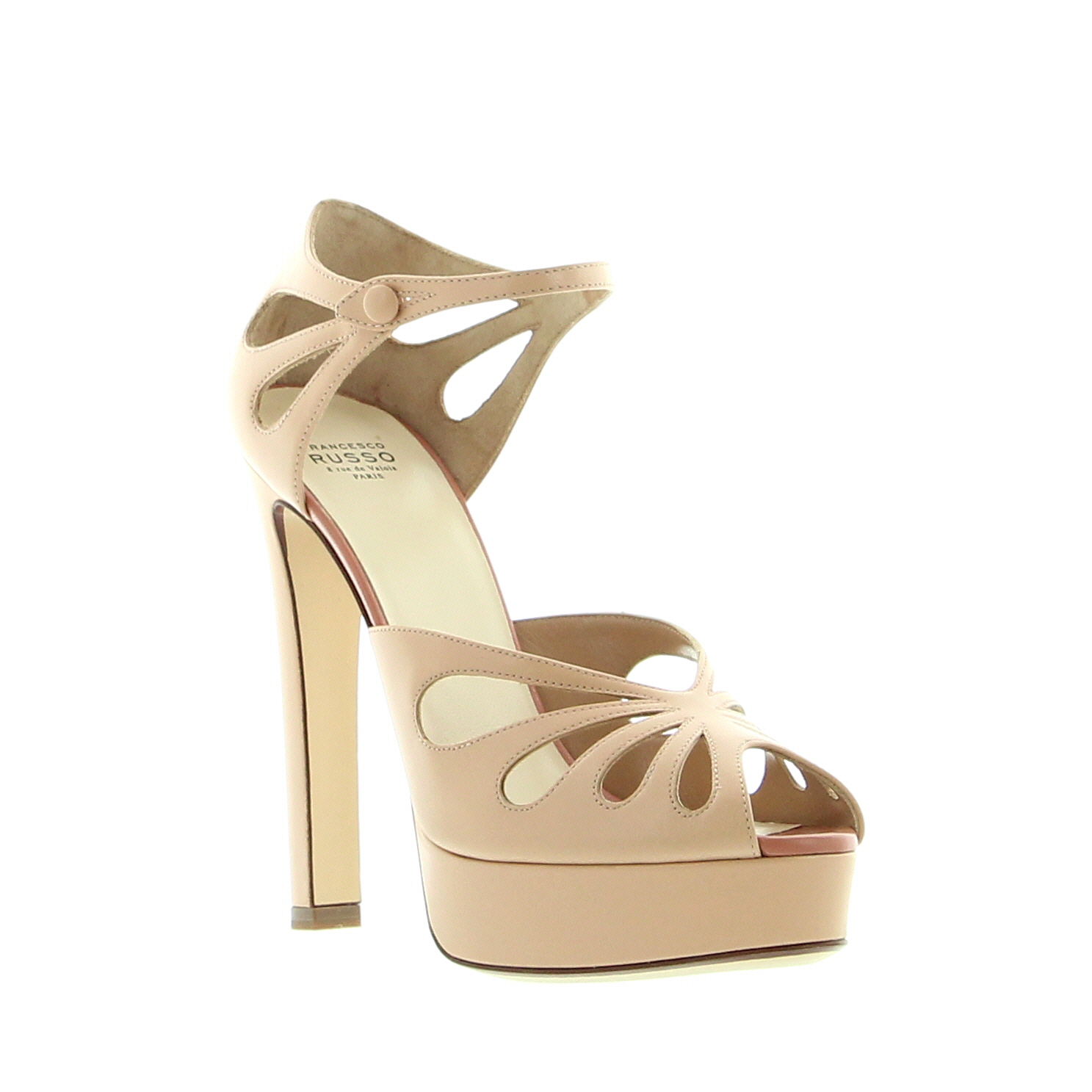 Francesco Russo - Platform Sandal Nude - Image 3