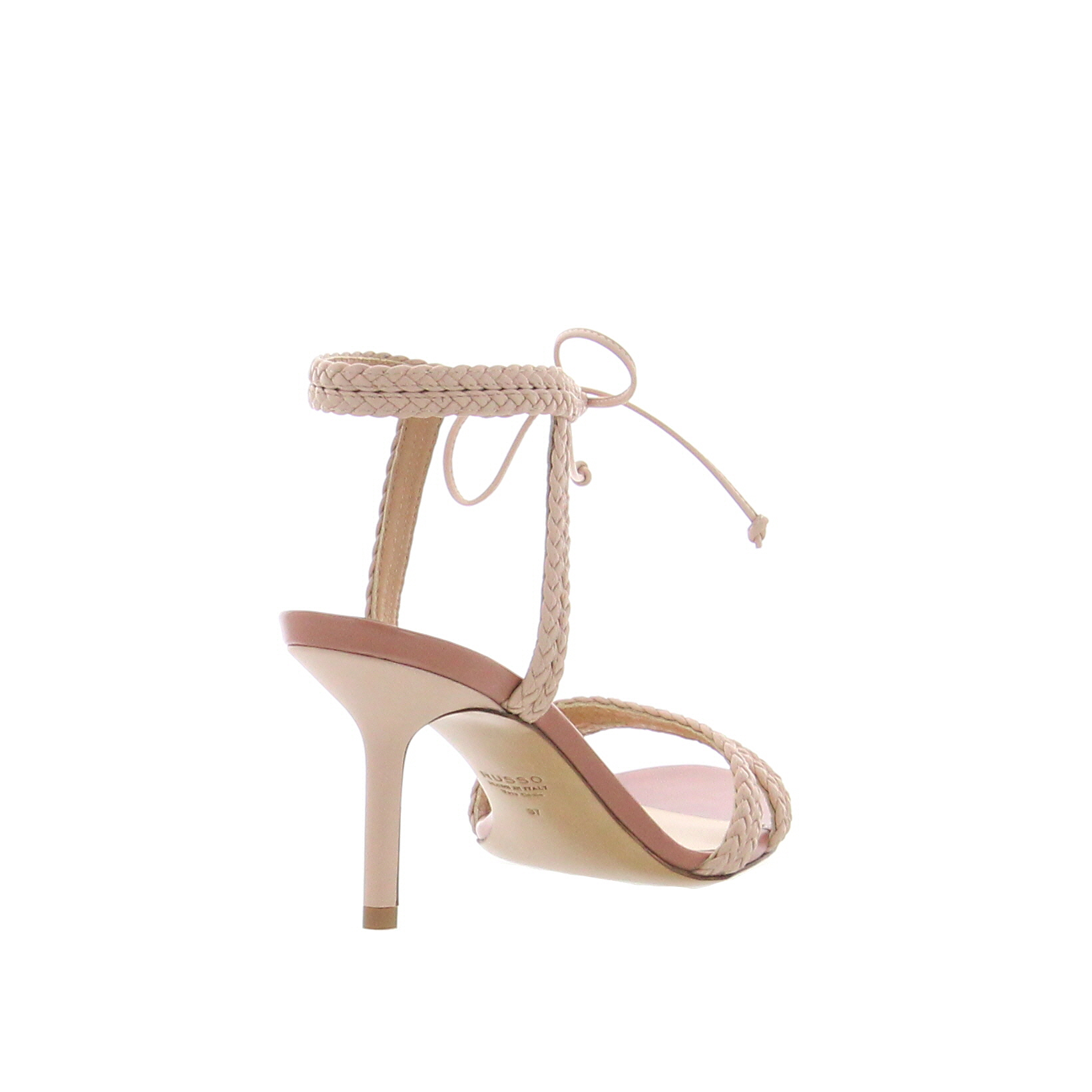 Francesco Russo - Woven Sandal - Nude - Image 4