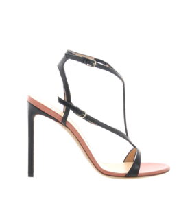 Francesco Russo - T-Bar Straps Sandal - Black - Image 2