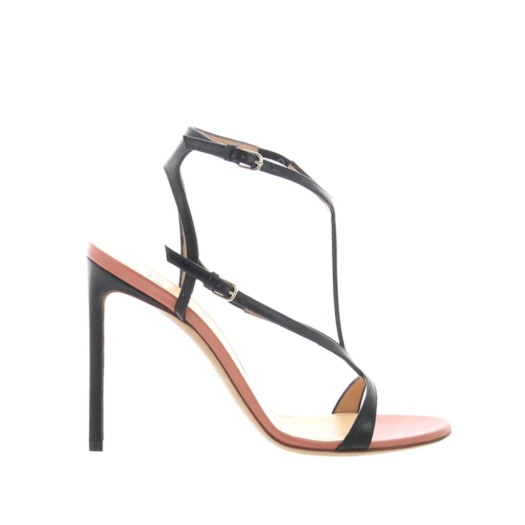 Francesco Russo - T-Bar Straps Sandal - Black