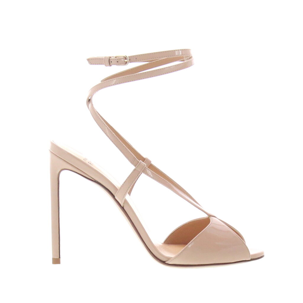 Francesco Russo - Peep-Toe Sandal - Powder