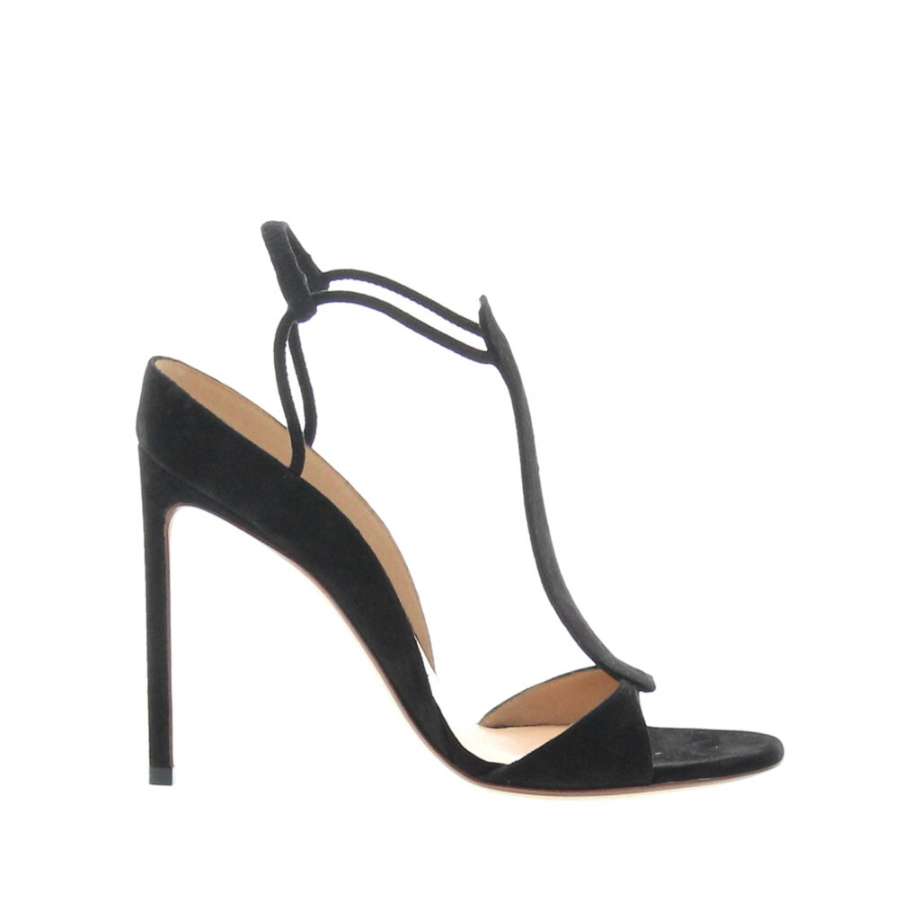 Francesco Russo - T-Strap Sandal - Black