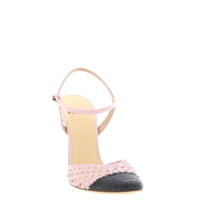 Francesco Russo - Mary Jane Pump - Pink / Black - Image 3
