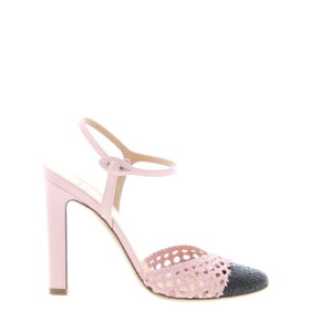 Francesco Russo - Mary Jane Pump - Pink / Black - Image 2
