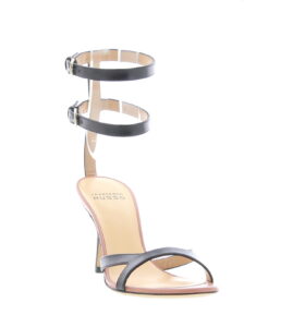 Francesco Russo - Two Ankle Strap Sandal - Black - Image 3