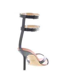 Francesco Russo - Two Ankle Strap Sandal - Black - Image 4