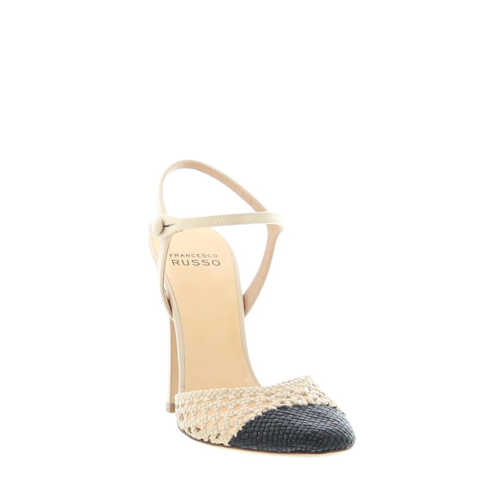 Francesco Russo - Mary Jane Pump - Dust / Black